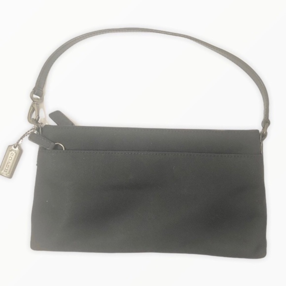 Coach vintage black mini bag baguette
